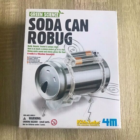 Green Science Other - NWT … GREEN SCIENCE “Soda Can” Robug